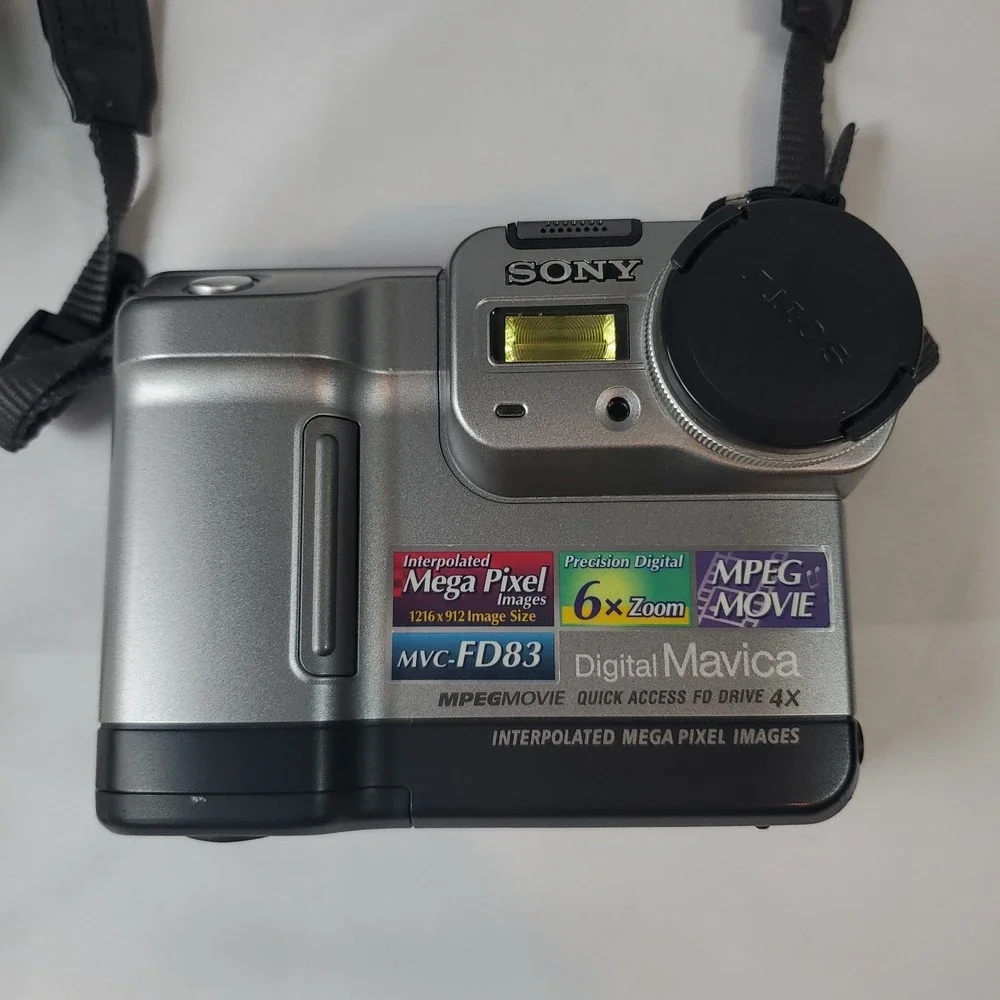 Vintage 1990s Sony Mavica MVC-FD83 1MP Digital Camera Floppy Disk -‎ FOR PARTS